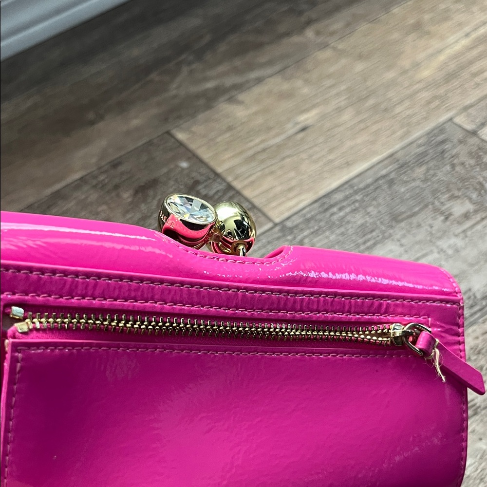 Ted Baker Fuchsia Wallet with Gold Accents - Picture 5 of 10